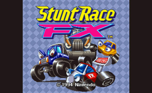 Stunt Race FX Title Screen