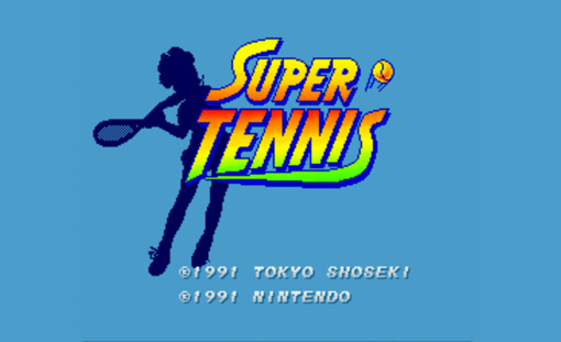 Super Tennis Title Screen