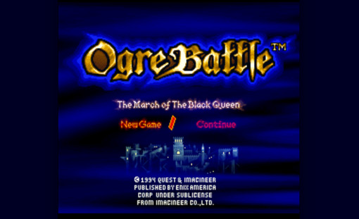 Ogre Battle Title Screen