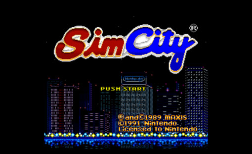 SimCity Title Screen