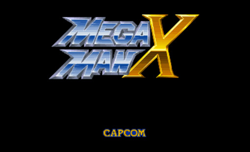 Mega Man X Title Screen