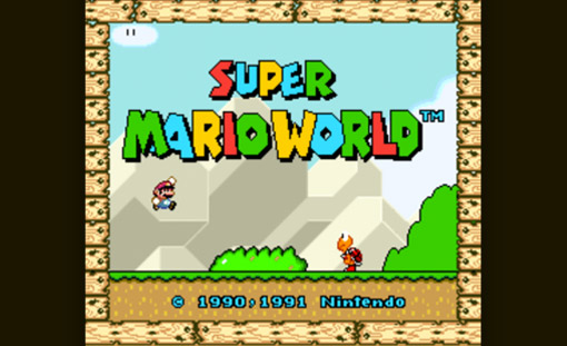 Super Mario World Title Screen