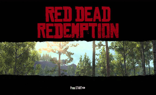 Red Dead Redemption Title Screen