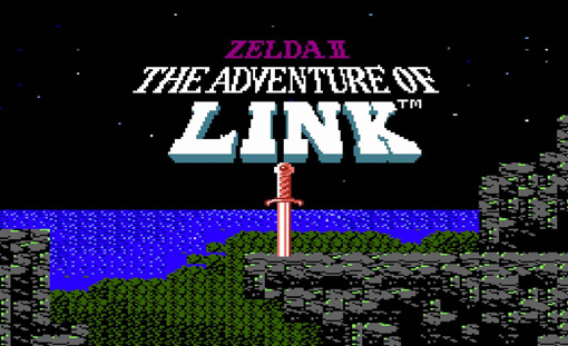 Zelda2 Title Screen