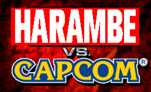Harambe Vs. Capcom title screen