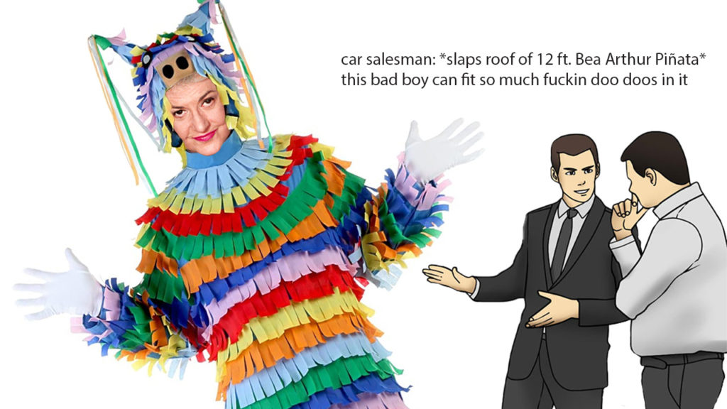 12 ft. Bea Arthur Doodoo Piñata